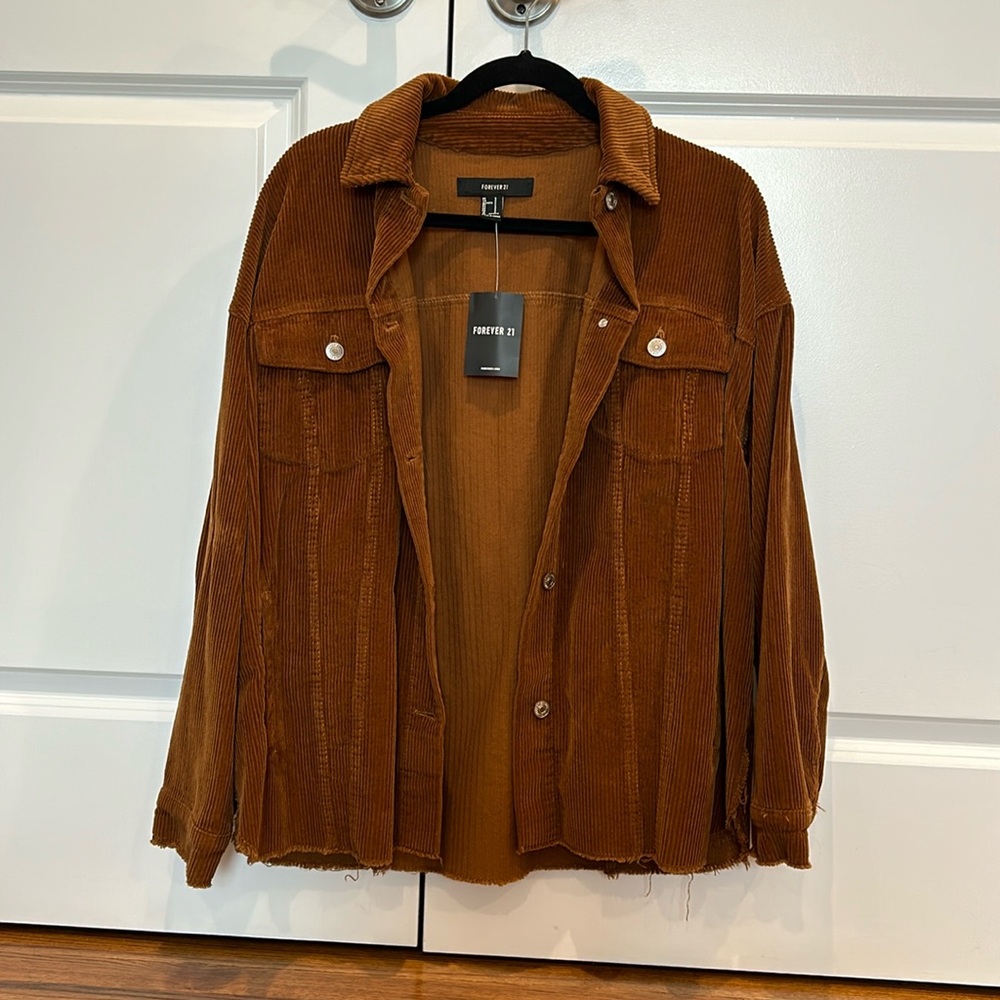 Forever 21 brown corduroy jacket